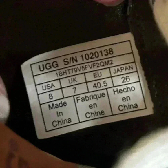 UGG Cali Palms Fringe Sneakers White Mens 8/womens 10 Leather High Tops Lace Up - Picture 11 of 12